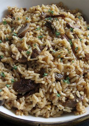 A picture of Porcini & Mushroom Rice.