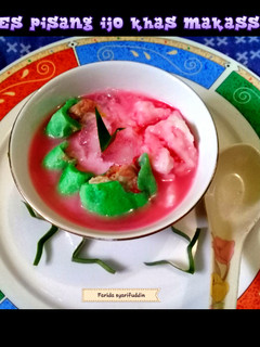 Foto resep Es Pisang ijo khas Makassar