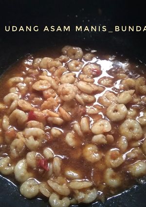 Foto resep Tumis Udang Asam Manis