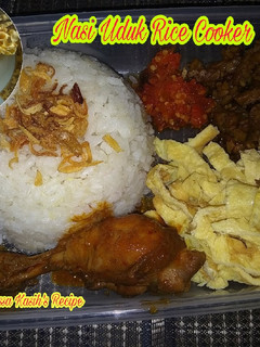 Foto resep Nasi Uduk Rice Cooker Lengkap Dengan Resep Lauk👍🏼