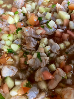 Una foto de Ceviche de camarón