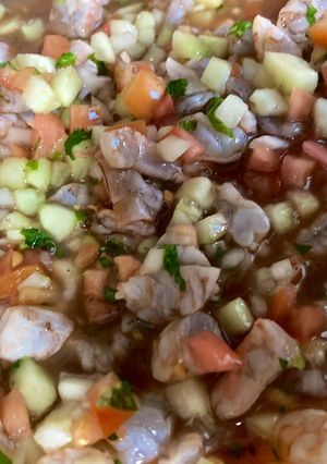 A picture of Shrimp Ceviche.