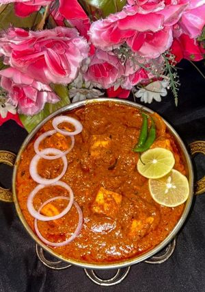 A picture of Kadai Paneer Masala.