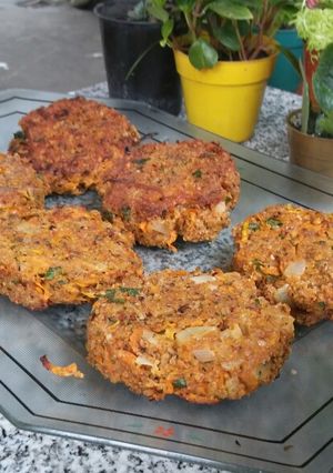 Una foto de Hamburguesas de trigo burgol