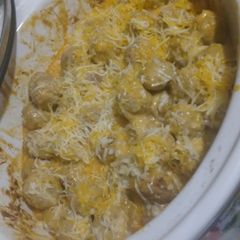 A picture of Garlic Buffalo Turkey Meatballs.