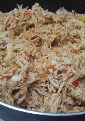 Una foto de Relleno de empanadas de pollo