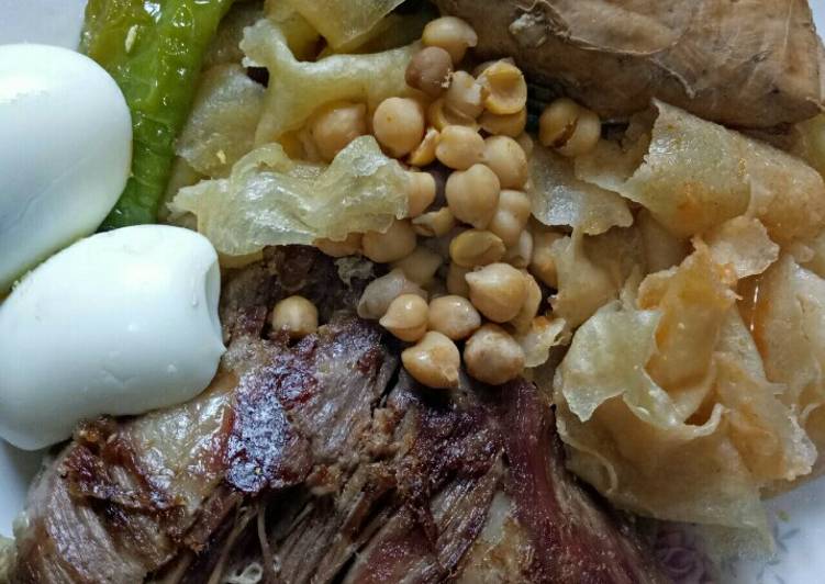 ثريدة الطاجين اكلة جزائرية تقليدية