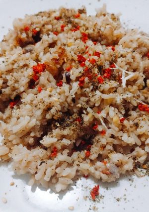 Foto resep Nasi Ayam KF* dan Jamur (Ricecooker) ala Mima 😋