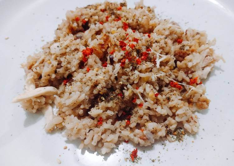 Resep Nasi Ayam KF* dan Jamur (Ricecooker) ala Mima 😋 yang Bisa Manjain Lidah