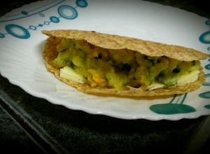Una foto de Tacos de zucchinis