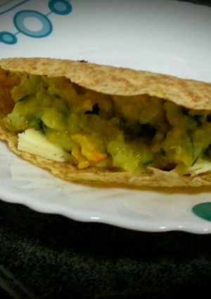 Una foto de Tacos de zucchinis