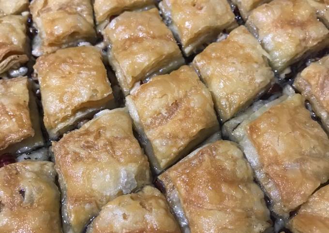 Lezzetli Ev baklavası Pişirmenin En Kolay Yolu