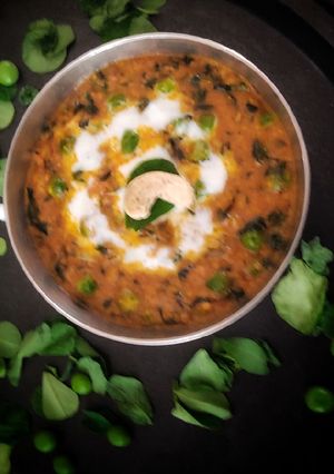 મેથી મટર મલાઈ (Methi Matar Malai Recipe In Gujarati) રેસીપી મુખ્ય ફોટો