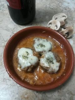 Una foto de Champiñones a volapie