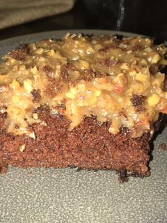 A picture of German Chocolate Cake.