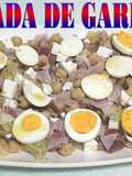 Ensalada de garbanzos (rápida)