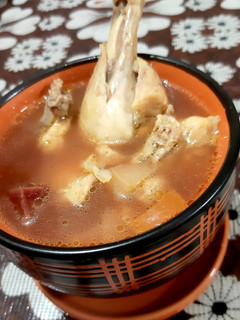 A picture of Chicken soup.