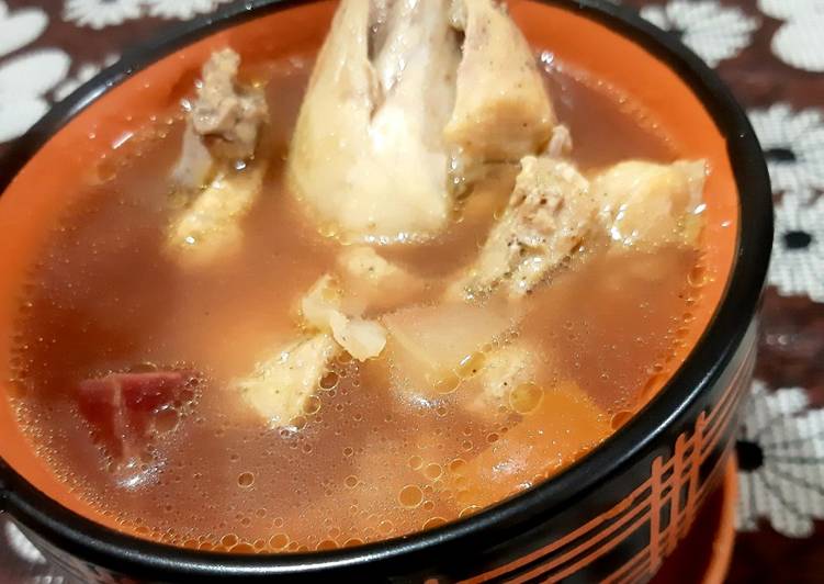Recipe of Homemade Chicken soup