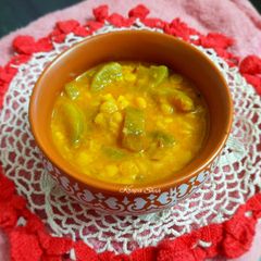 A picture of Lauki chane daal ki sabji.