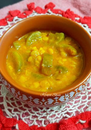 A picture of Lauki chane daal ki sabji.