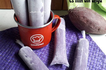 Langkah Mudah untuk Membuat Es lilin ubi ungu Anti Gagal