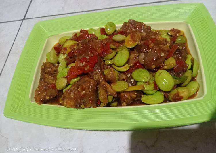 Cara mengolah Ikan Peda Sambal Pete Lezat