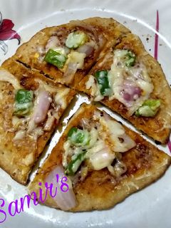 চটজলদি পিজ্জা(chotjaldi pizza recipe in Bengali) রেসিপির প্রধান ছবি