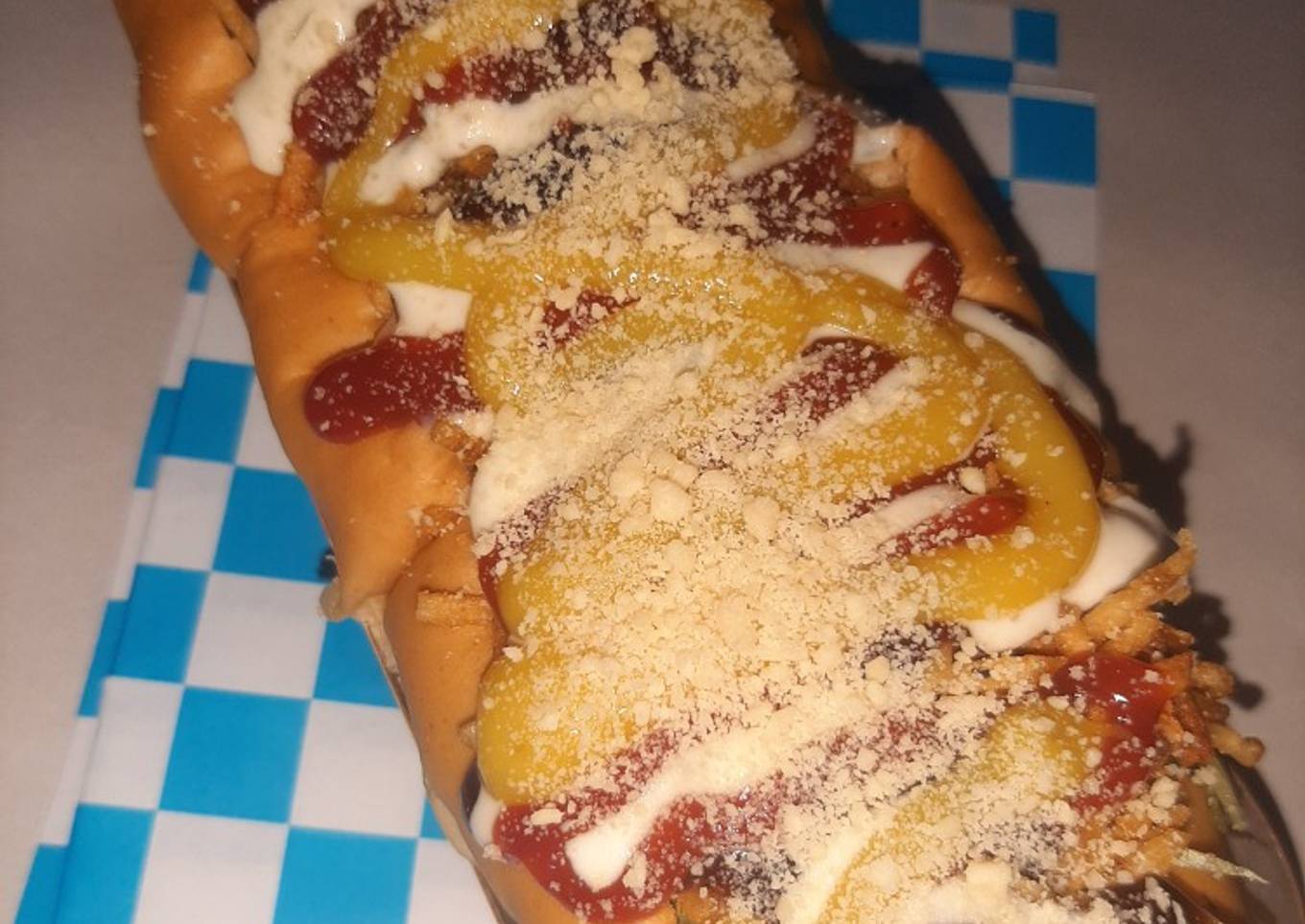 Perros calientes ricos y sencillos