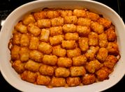 A picture of hashbrown casserole