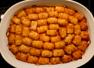 A picture of Tater Tot Casserole.