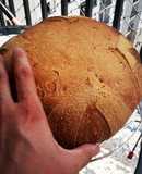 Italian bread made ​​with sourdough (homemade). 26 hours of fermentation