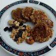 Panquequitos de banana y avena, integrales, veganos y sin azúcar