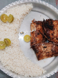 عکسی از دستور مدفونه 🐟 😋😋مامان پز