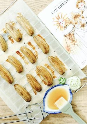 Hình của món Chuối nướng mật ong.
