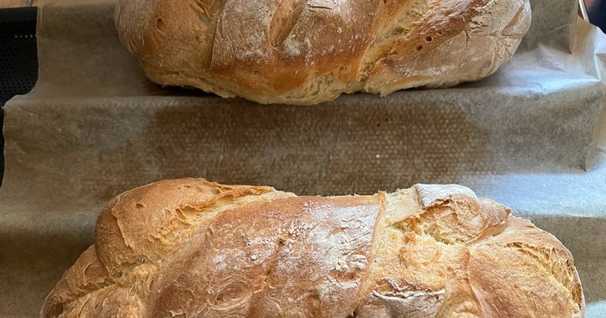 Barra de pan blanco 🥖 Receta de Marga- Cookpad