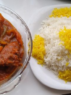 عکسی از دستور خورشت مرغ
