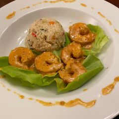 A picture of Bang Bang Shrimp.