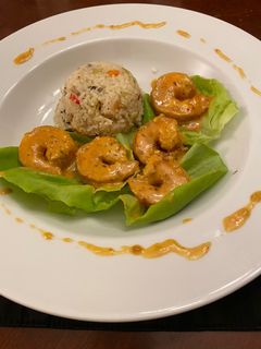 A picture of Bang Bang Shrimp.