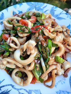 Foto resep Tumis Cumi Pete
