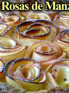 Una foto de Tarta de Rosas de Manzana
