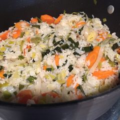 A picture of Armenian Leeks and Rice Prinzov Brahs.