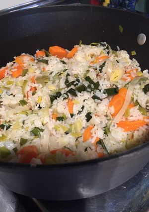 A picture of Armenian Leeks and Rice Prinzov Brahs.