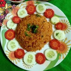 Tomato rice A picture of Tomato rice.