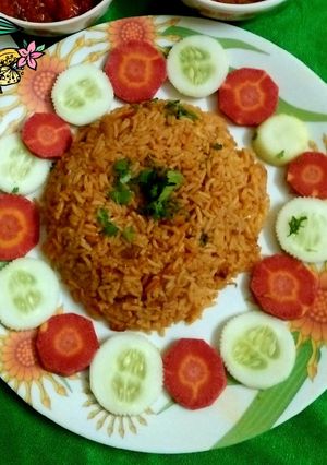 A picture of Tomato rice.
