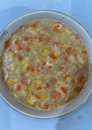 Foto resep Sup Jagung Telur Wortel