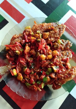 Foto resep Kerapu with sambel petai🐠🐟🐟🐟