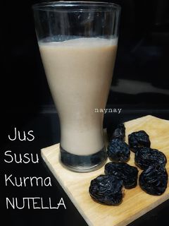Foto resep Jus Susu Kurma Nutella