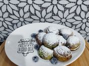 Gambar poffertjes keju coklat