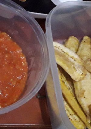 Foto resep Pisang goreng sambal khas Ambon