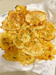 Hình của món Bánh chuối, bánh khoai chiên.
